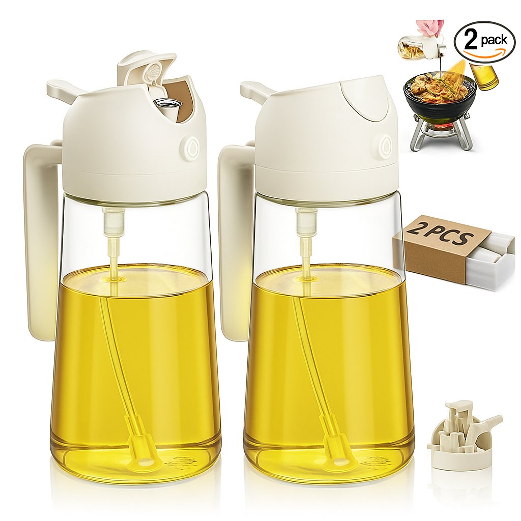 MistN'Pour™ 2-in-1 Oil Spray & Dispenser (2-Pack)