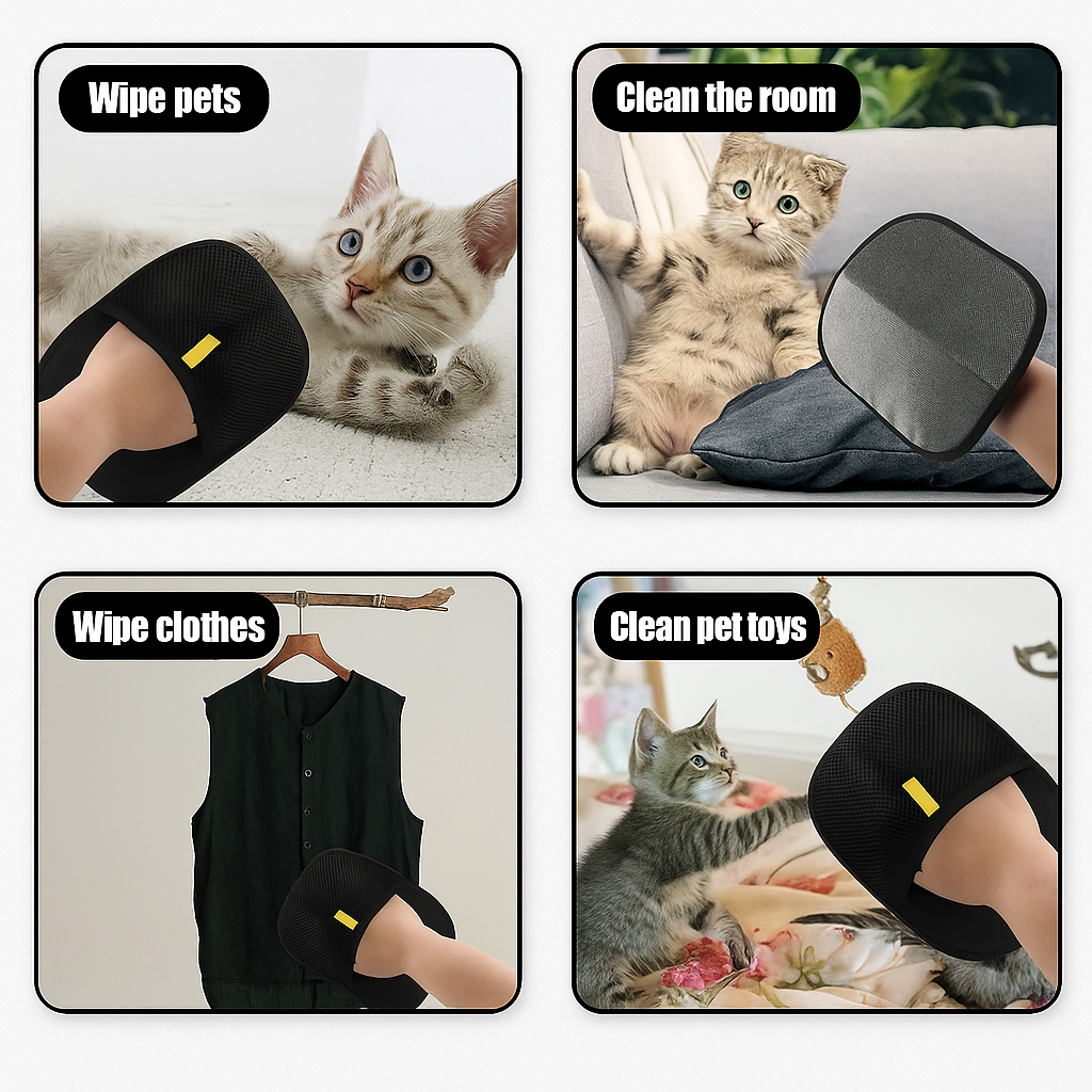 FurSwipe™ Fur and Hair Removal Mitt (2-Pack)
