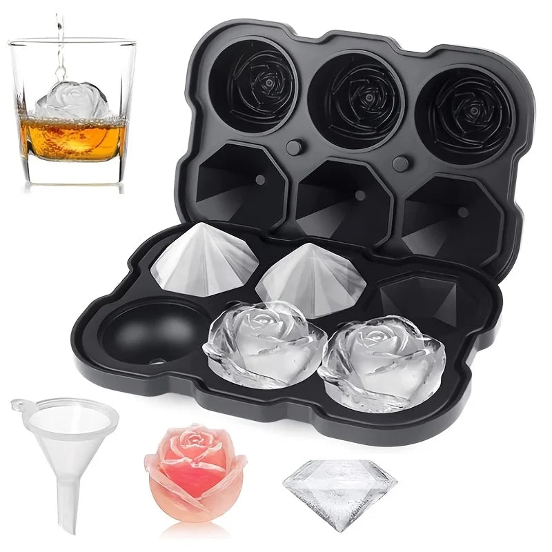 Diamond & Rose Ice Tray