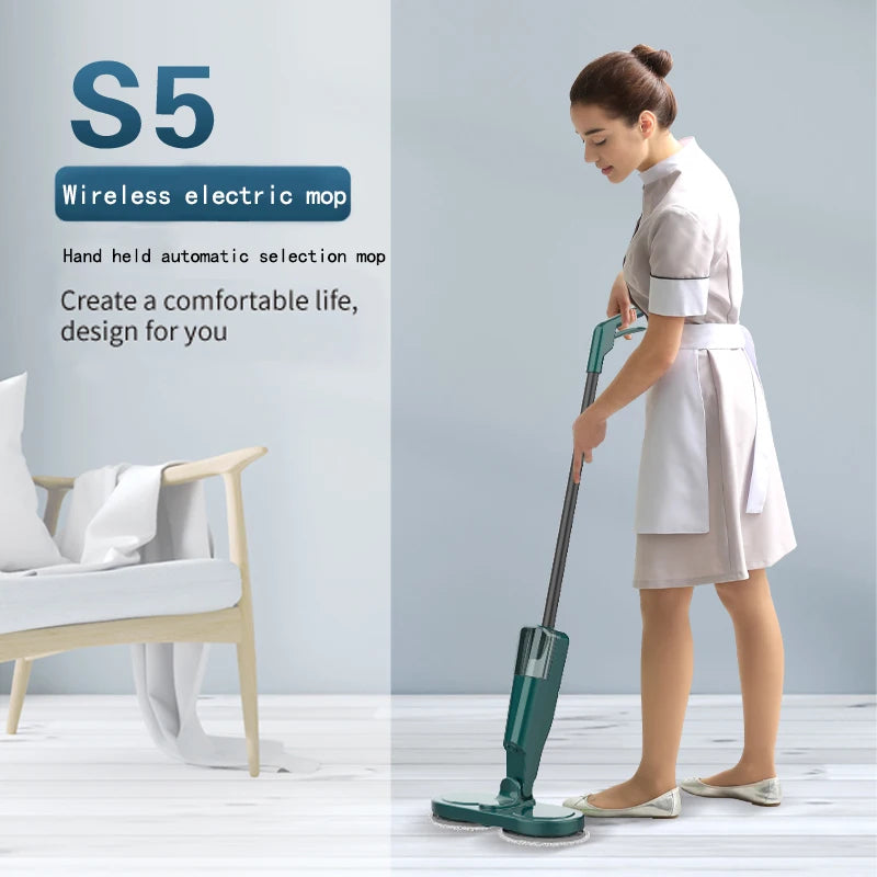 SpinClean Electric Mop